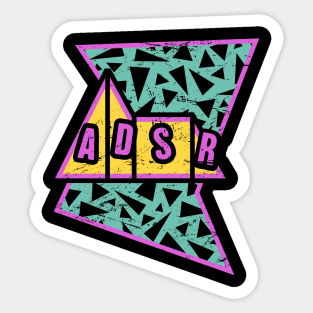 Rad 90s Synth ADSR Sticker